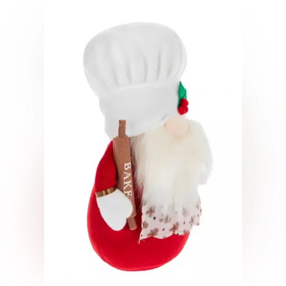 Red Bearded Baker Standing Gnome